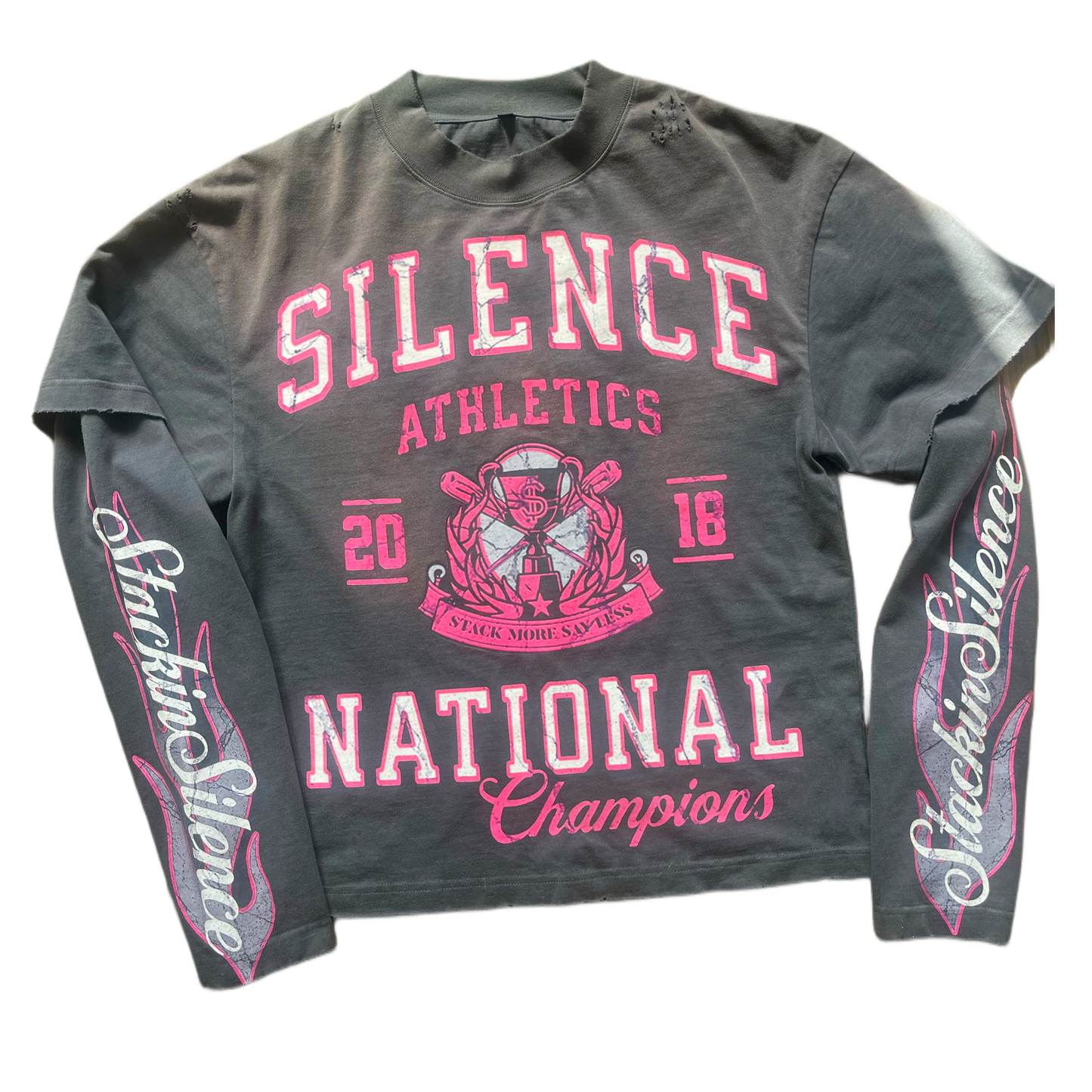 Silence Athletics Double Layer Tee - Pink